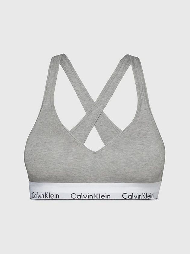 Calvin Klein USA Lift - Modern Cotton Womens Bra Grey 7138459-EI